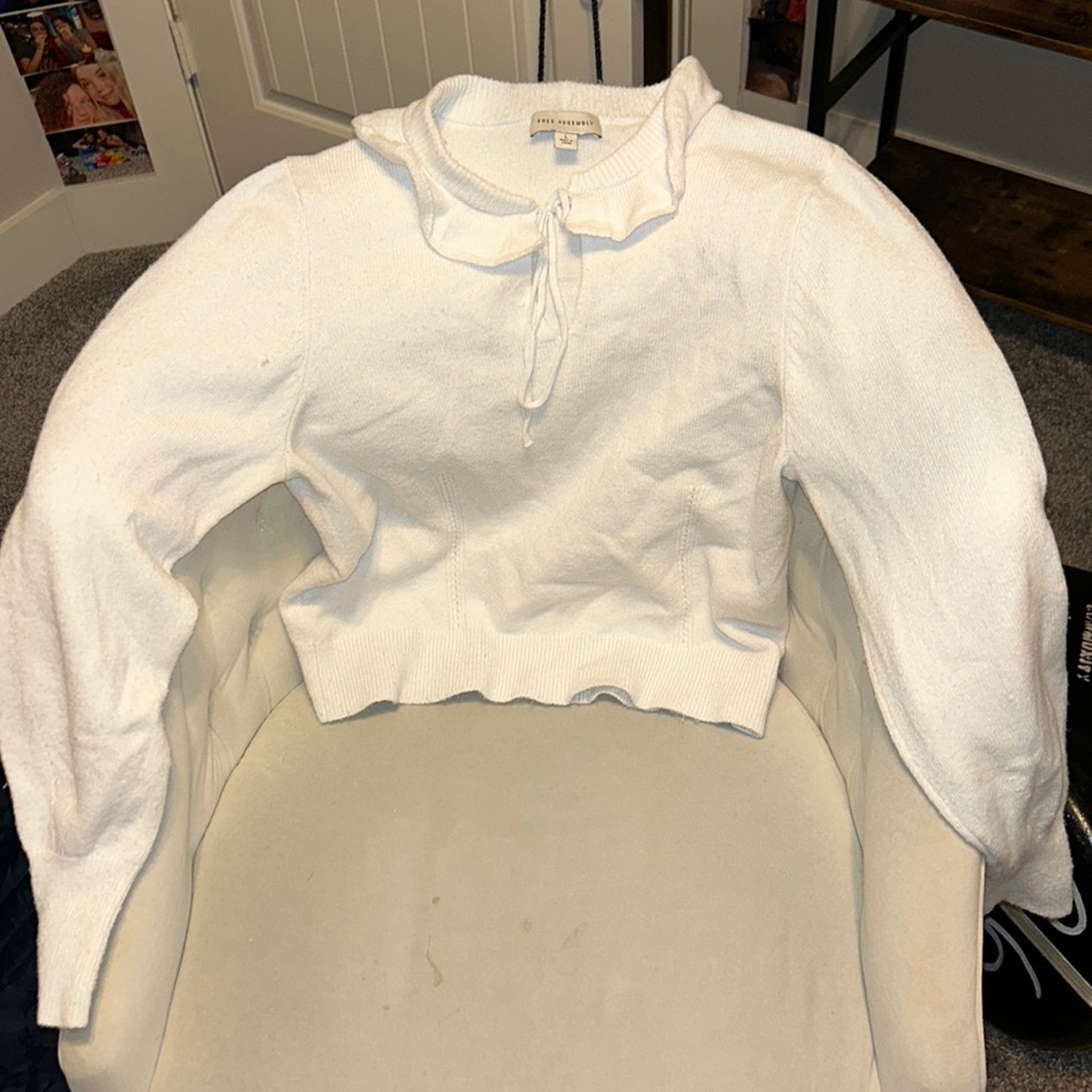 Super Cute White Sweater
